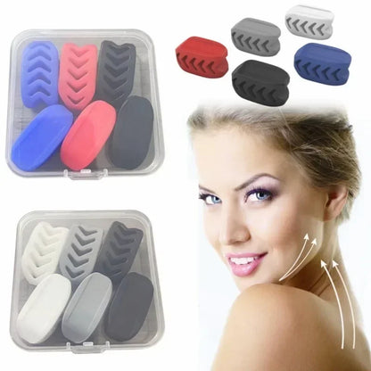 6PCS Jaw Exerciser, Jaw Exerciser for Men & Women, 3 Resistance Levels, Suitable for Beginners, Intermediate and Advanced Users